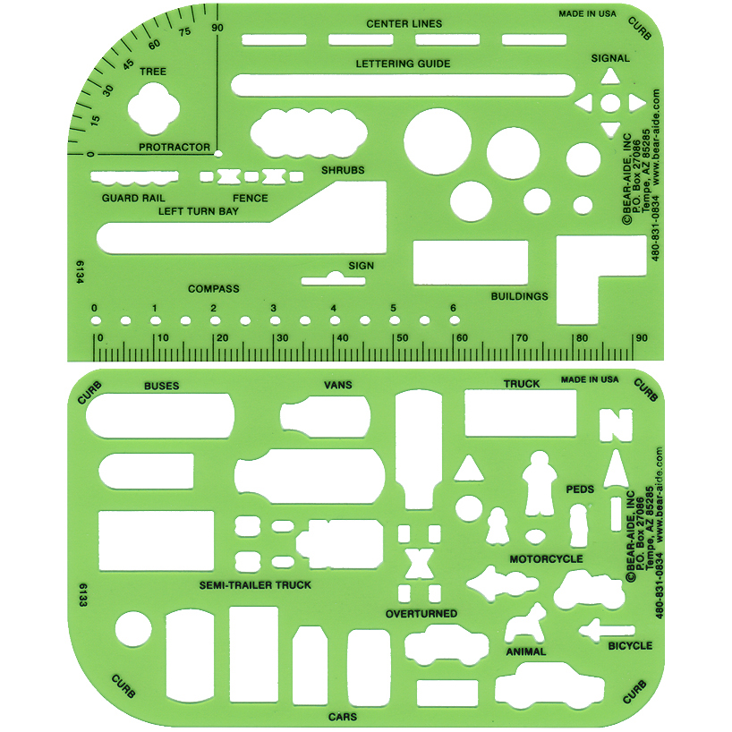 crime scene drawing template